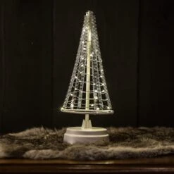 Christmas United LED Mini-Weihnachtsbaum 40 LEDs 26cm - Indoor Weiß/Warmeiß
