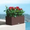 Lechuza Balconera 80 Pflanzgefäß Komplettset Mocca 1 Lechuza Balconera 80 Pflanzgefäß Komplettset Mocca -Gartenbedarf Angebote 1132552 1