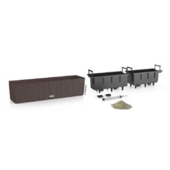 Lechuza Balconera 80 Pflanzgefäß Komplettset Mocca -Gartenbedarf Angebote 1132552 3