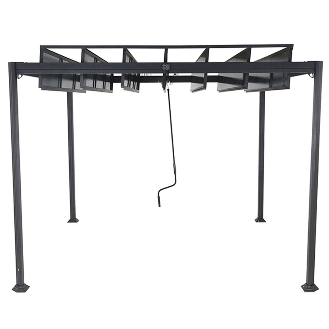 Siena Garden Gartenpergola 300x300cm Aluminium Anthrazit 3 Siena Garden Gartenpergola 300x300cm Aluminium Anthrazit