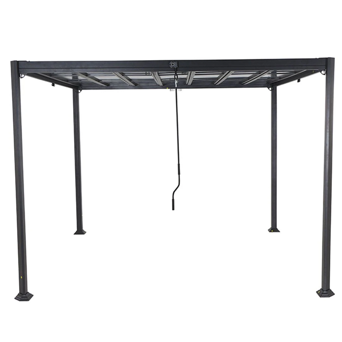 Siena Garden Gartenpergola 300x300cm Aluminium Anthrazit 5 Siena Garden Gartenpergola 300x300cm Aluminium Anthrazit – Bild 3