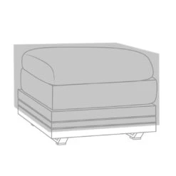 Zebra Cubo Abdeckhaube Mittelmodul/Sessel 70x77x56cm PVC Gewebe Schwarz -Gartenbedarf Angebote 1212071 3