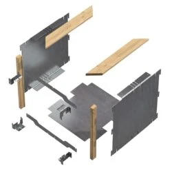 DJES Hochbeet Verlängerungsset Kurz Stahl/Fichte Grau -Gartenbedarf Angebote 1234291 3