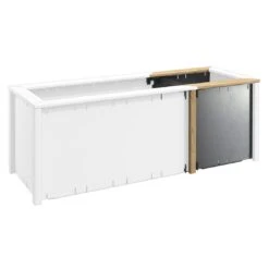 DJES Hochbeet Verlängerungsset Kurz Stahl/Fichte Grau -Gartenbedarf Angebote 1234291 5