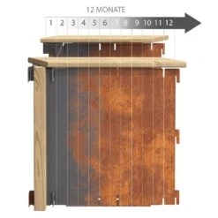 DJES Hochbeet Verlängerungsset Kurz Stahl/Fichte Grau -Gartenbedarf Angebote 1234291 7