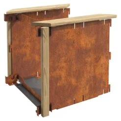 DJES Hochbeet Verlängerungsset Kurz Stahl/Fichte Grau -Gartenbedarf Angebote 1234291 8