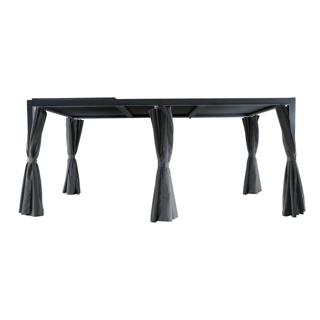 MWH Curtano Gartenpergola 540x300cm Aluminium/Olefin Matt Grau/Hellgrau 4 MWH Curtano Gartenpergola 540x300cm Aluminium/Olefin Matt Grau/Hellgrau – Bild 2