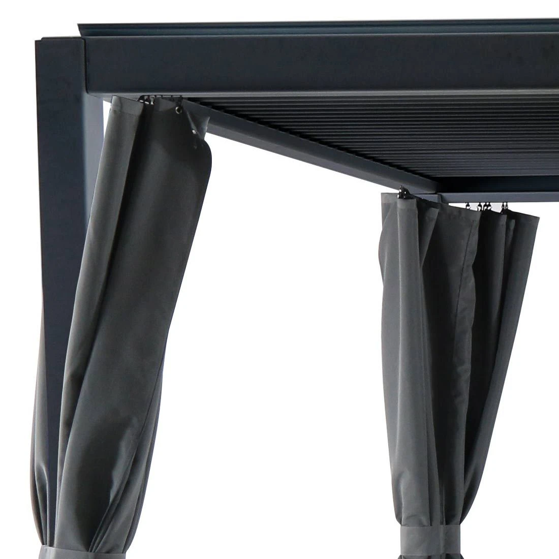 MWH Curtano Gartenpergola 540x300cm Aluminium/Olefin Matt Grau/Hellgrau 7 MWH Curtano Gartenpergola 540x300cm Aluminium/Olefin Matt Grau/Hellgrau – Bild 5