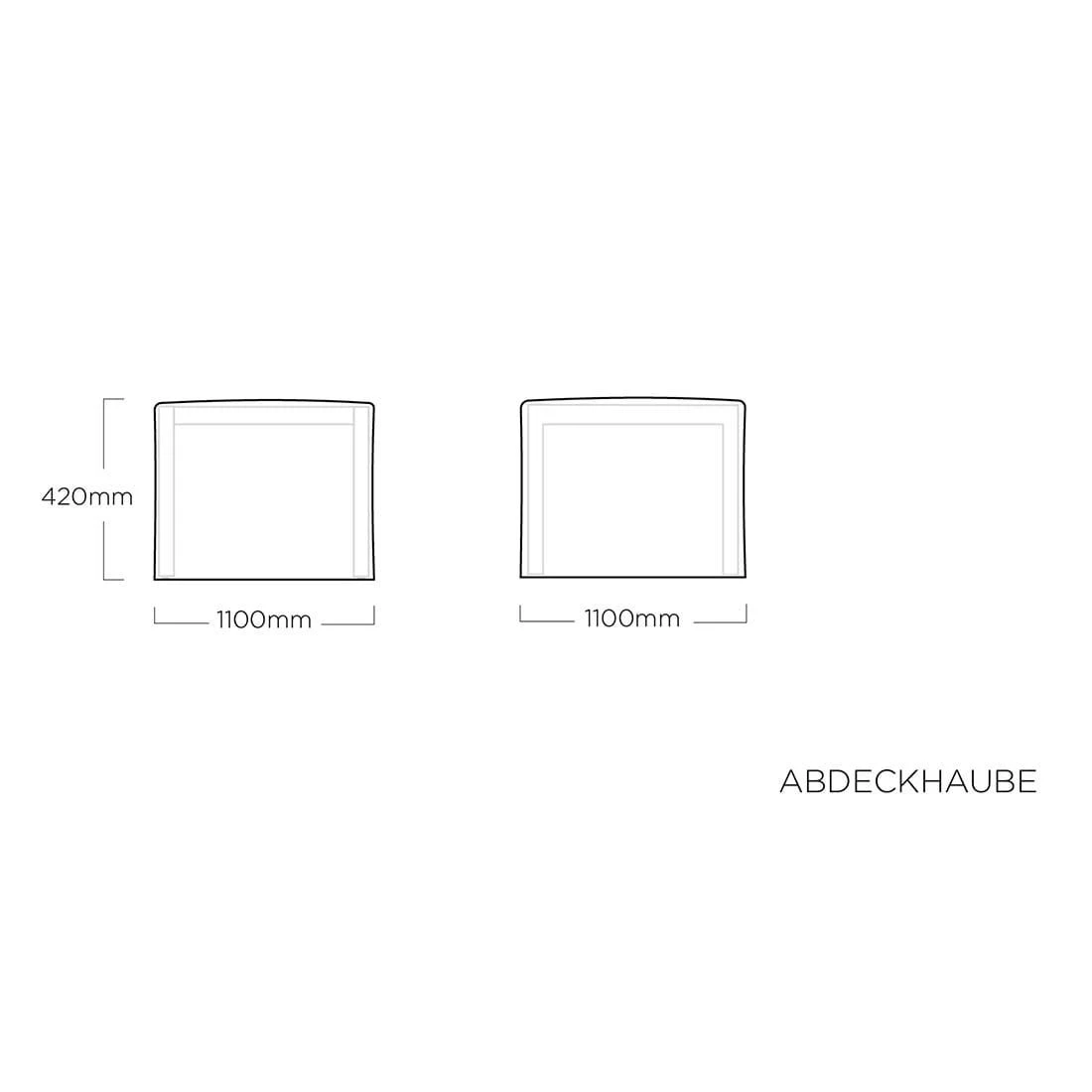 Kettler Abdeckhaube Für Royal Hocker Polyester Grau-Silber 6 Kettler Abdeckhaube Für Royal Hocker Polyester Grau-Silber – Bild 4