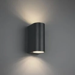 Trio Leuchten Roya Außenwandbeleuchtung Aluminium Druckguss Anthrazit -Gartenbedarf Angebote 1309322 3