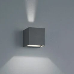 Trio Leuchten Adaja Außenwandbeleuchtung Aluminium Druckguss Anthrazit -Gartenbedarf Angebote 1309542 4