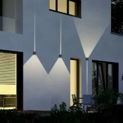 Trio Leuchten Adaja Außenwandbeleuchtung Aluminium Druckguss Anthrazit -Gartenbedarf Angebote 1309542 5