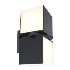 LUTEC Cuba LED-Außenwandbeleuchtung Gussaluminium Anthrazit -Gartenbedarf Angebote 1311038 4