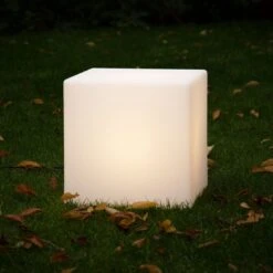 VON HASTEDT Pro Dotty Cube Sitzwürfel 33x33cm LED Weiß -Gartenbedarf Angebote 1325745 3