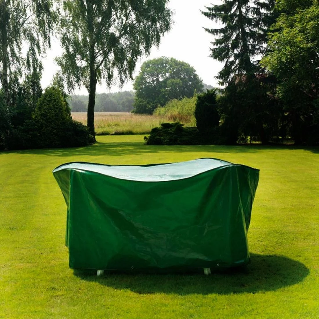 Heinemeyer Gartenmöbel-Set Schutzhülle Ø215cm Teak-Safe Grün 3 Heinemeyer Gartenmöbel-Set Schutzhülle Ø215cm Teak-Safe Grün