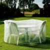 Heinemeyer Gartenmöbel-Set Schutzhülle Ø215cm Gitterfolie Transparent -Gartenbedarf Angebote 662511 1