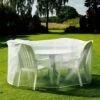 Heinemeyer Gartenmöbel-Set Schutzhülle Ø180cm Gitterfolie Transparent -Gartenbedarf Angebote 662522 1