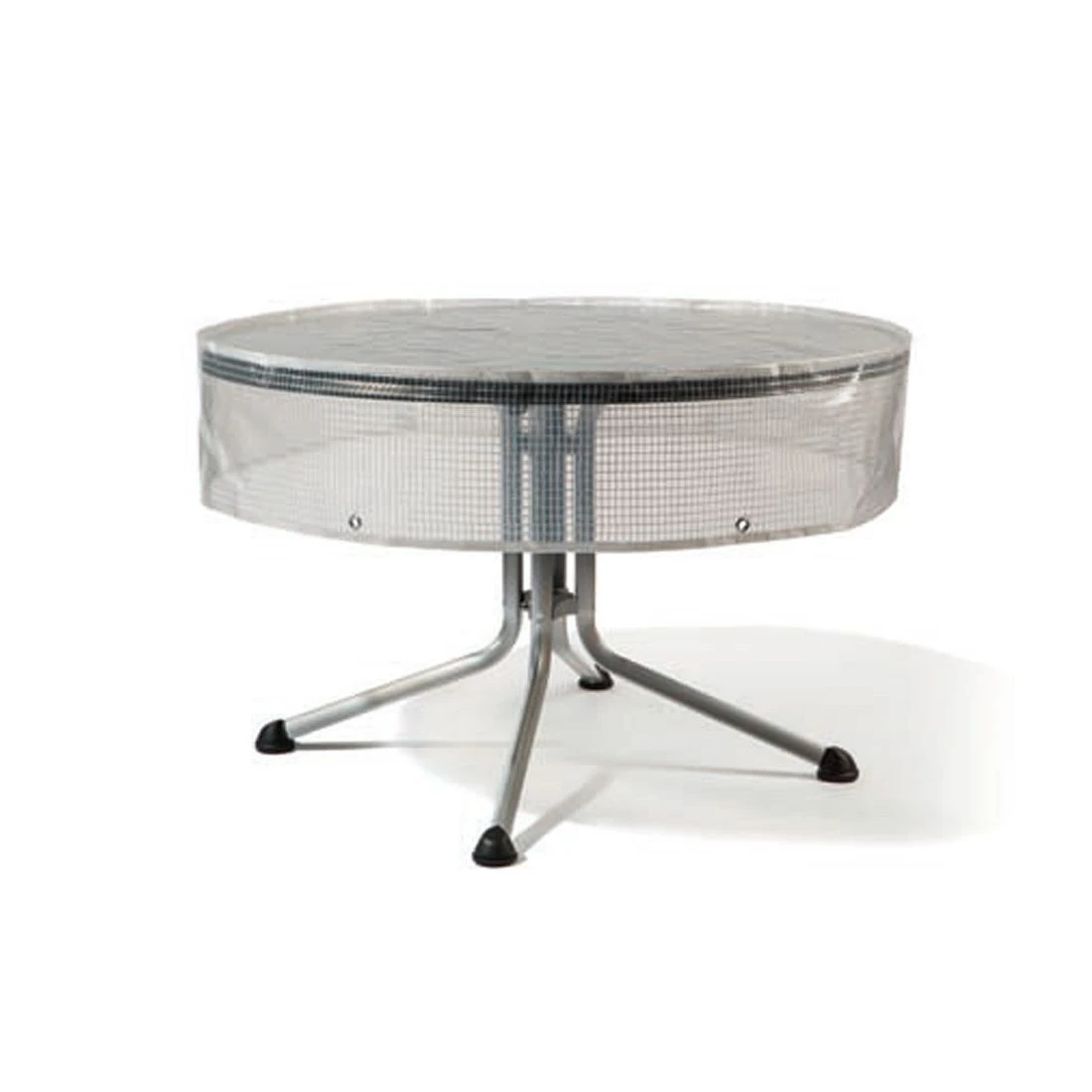 Heinemeyer Gartentisch Schutzhülle Ø100cm Poly-Gitter-Folie Transparent 3 Heinemeyer Gartentisch Schutzhülle Ø100cm Poly-Gitter-Folie Transparent