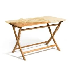Heinemeyer Gartentisch Schutzhülle 160x100cm Teak-Safe Creme -Gartenbedarf Angebote 750863 2