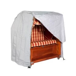Heinemeyer Strandkorbhülle 133x98x165/154cm PROsista Grau -Gartenbedarf Angebote 848576 2