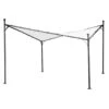 Siena Garden Berlino Gartenpergola 400x400cm Grau/Weiß -Gartenbedarf Angebote 868750 1