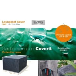 Garden Impressions Coverit Schutzhülle Für Loungegruppen 140x70x70cm Uni -Gartenbedarf Angebote 897130 2
