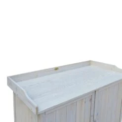 Habau Lino Gartentisch/Pflanztisch Mit Unterschrank Spießtanne Grau -Gartenbedarf Angebote 970027 3