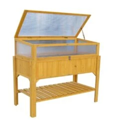 Habau Hochbeet, Inkl. Aufsatz/Frühbeet Braun