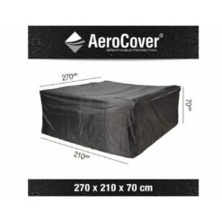 AeroCover Gartenmöbel-Set Schutzhülle 270x210x70cm Polyester Uni Anthrazit -Gartenbedarf Angebote aero cover loungesethulle 270x210x70cm rechteckig 7