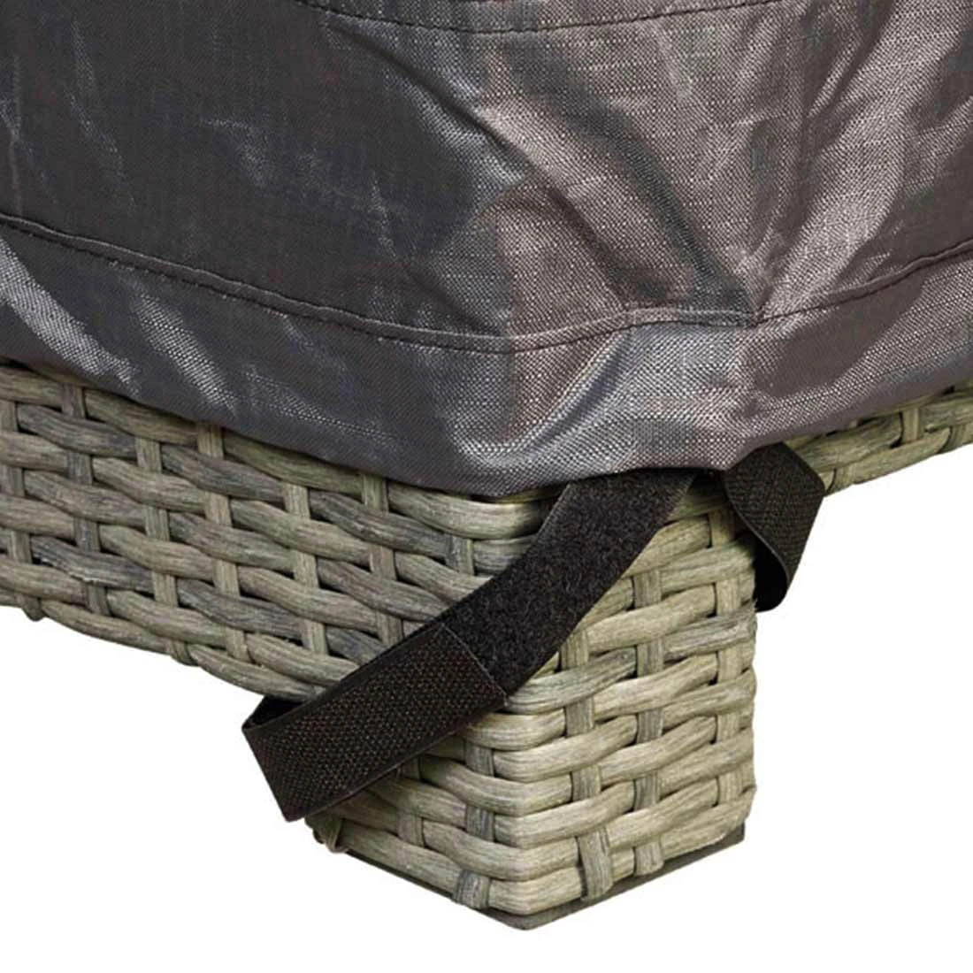 AeroCover Schutzhülle Für Ecklounge 270x270x90x65/90cm Polyester Uni Anthrazit 9 AeroCover Schutzhülle Für Ecklounge 270x270x90x65/90cm Polyester Uni Anthrazit – Bild 7