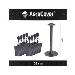 AeroCover Abstandshalter Plus 8 Sandsäcke (unbefüllt) Und Clips Uni Anthrazit -Gartenbedarf Angebote aerocover abstandshalter 8 sandsacke inkl clips fur schutzhullen 2