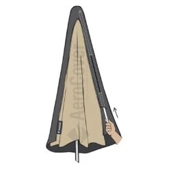 AeroCover Ampelschirm Schutzhülle 400x300cm Polyester Uni Anthrazit 16 AeroCover Ampelschirm Schutzhülle 400x300cm Polyester Uni Anthrazit -Gartenbedarf Angebote aerocover schirmhulle fur ampelschirm 400x300cm 350x350cm 5