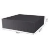 AeroCover Gartenmöbel-Set Schutzhülle 275x275x70cm Polyester Uni Anthrazit 2 AeroCover Gartenmöbel-Set Schutzhülle 275x275x70cm Polyester Uni Anthrazit -Gartenbedarf Angebote aerocover schutzhuelle fuer lounge sets 275x275x70cm polyester 1351991 1