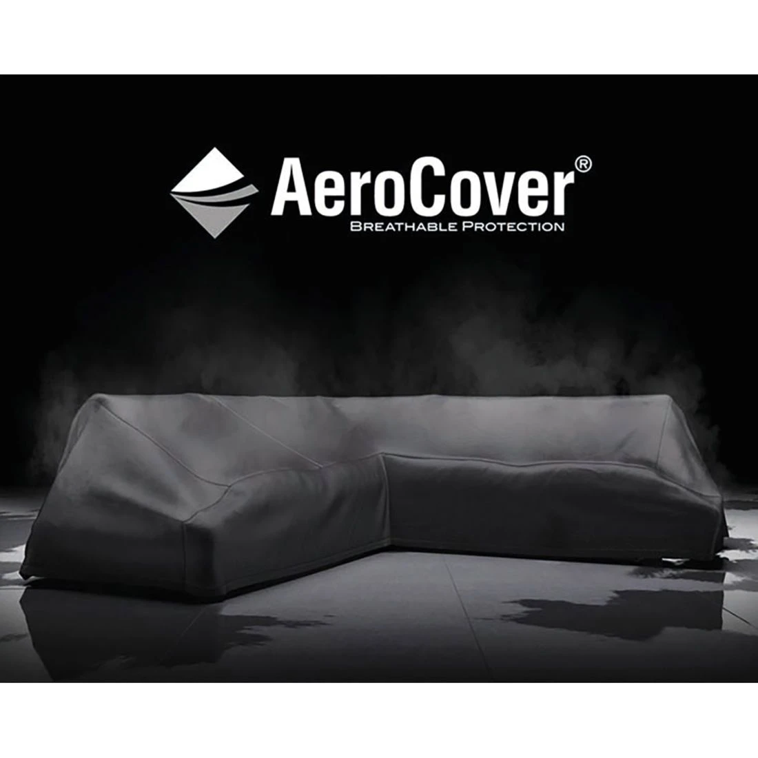 AeroCover Gartenmöbel-Set Schutzhülle 275x275x70cm Polyester Uni Anthrazit 9 AeroCover Gartenmöbel-Set Schutzhülle 275x275x70cm Polyester Uni Anthrazit – Bild 7