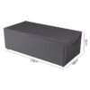 AeroCover Schutzhülle Für Loungesofa 170x100x70cm Polyester Uni Anthrazit