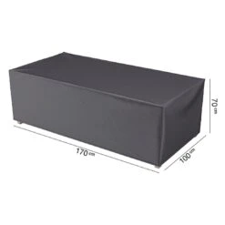 AeroCover Schutzhülle Für Loungesofa 170x100x70cm Polyester Uni Anthrazit
