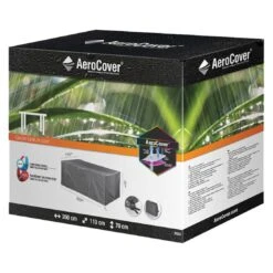 AeroCover Gartentisch Schutzhülle 200x110x70cm Polyester Uni Anthrazit -Gartenbedarf Angebote aerocover schutzhuelle fuer tische 200x110x70cm polyester 1351969 4