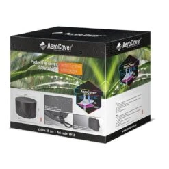 AeroCover Gartenmöbel-Set Schutzhülle Ø200x85cm Polyester Uni Anthrazit -Gartenbedarf Angebote aerocover sitzgruppenhulle o200x85cm fur siena garden oase sofaset 6