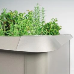 Biohort Schneckenschutz Hochbeet Quarzgrau-Metallic -Gartenbedarf Angebote biohort schneckenschutz fuer hochbeet 100x100cm stahl 1383781 3