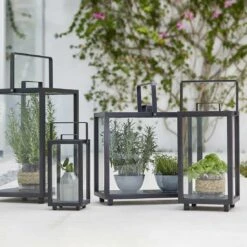 Cane-Line Lighthouse Laterne 16x17x37 Cm Aluminium Lava Grey -Gartenbedarf Angebote cane line lighthouse laterne 16x17x37 cm aluminium 1463751 2