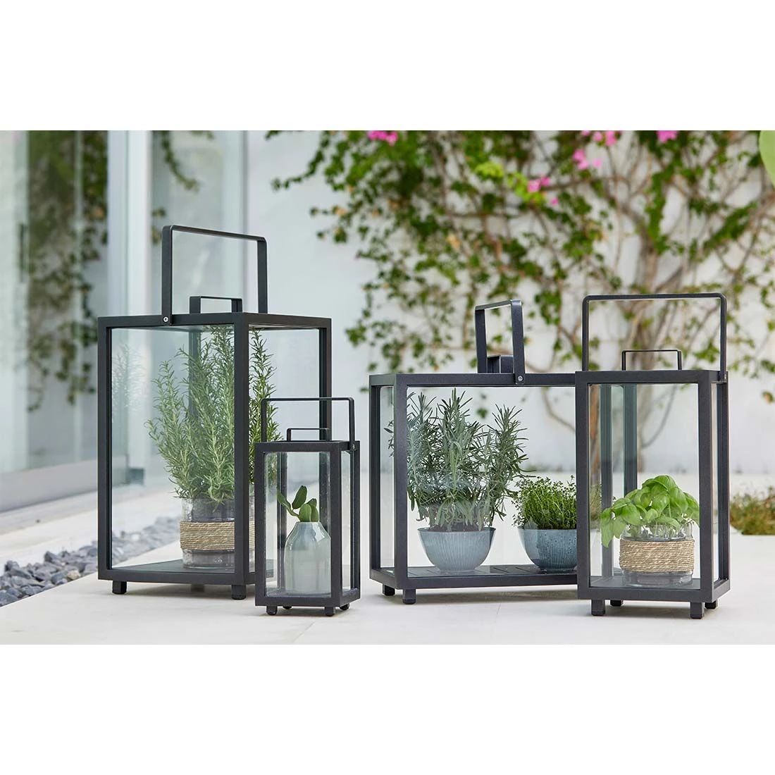 Cane-Line Lighthouse Laterne 33x33x54 Cm Aluminium Lava Grey 8 Cane-Line Lighthouse Laterne 33x33x54 Cm Aluminium Lava Grey – Bild 6