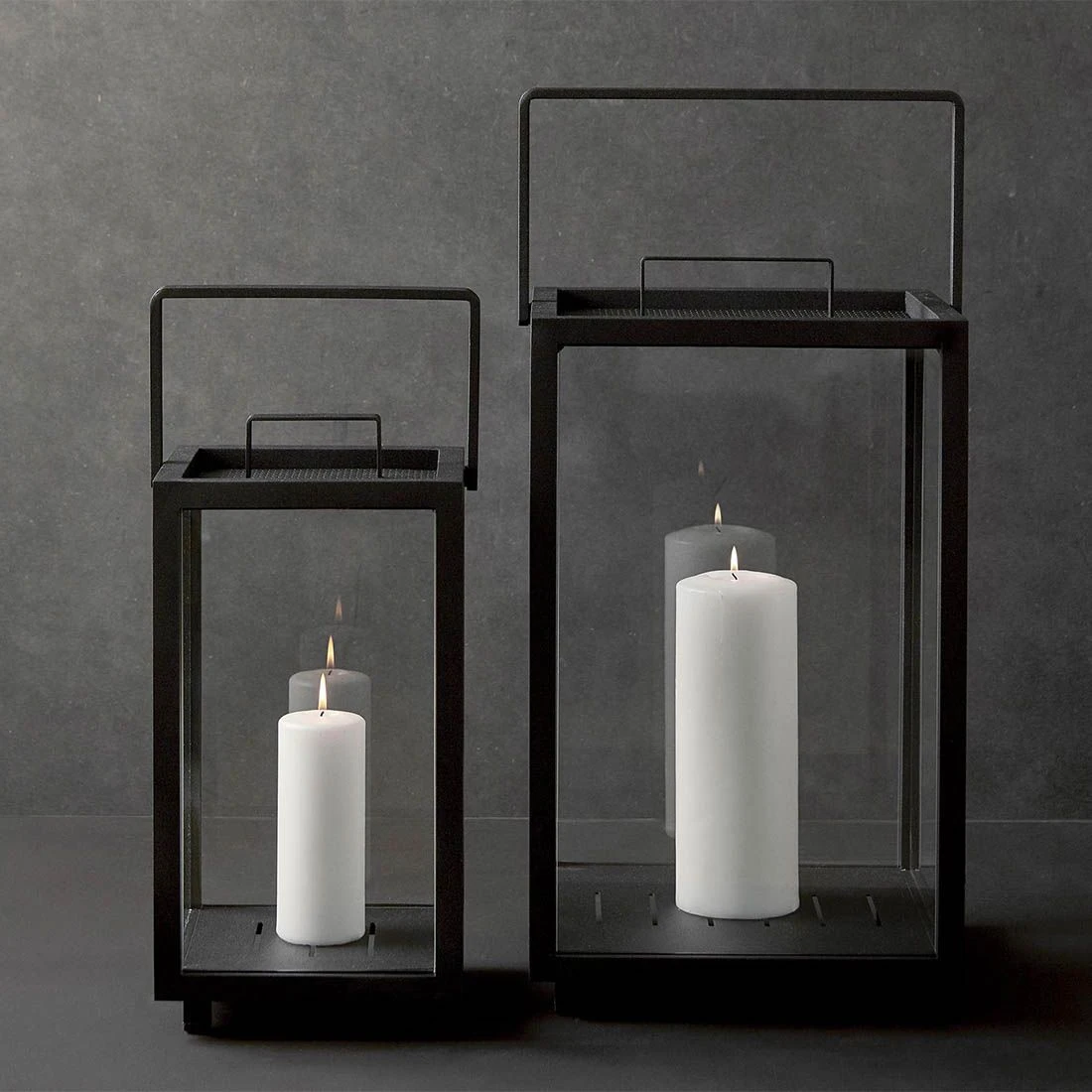 Cane-Line Lighthouse Laterne 33x33x54 Cm Aluminium Lava Grey 11 Cane-Line Lighthouse Laterne 33x33x54 Cm Aluminium Lava Grey – Bild 9