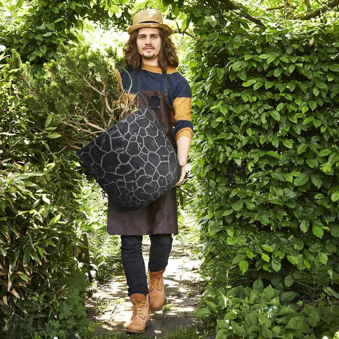 Capi Clay Pflanztopf 43x41 Cm Kunststoff Anthrazit 4 Capi Clay Pflanztopf 43x41 Cm Kunststoff Anthrazit – Bild 2