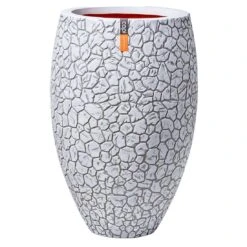 Capi Deluxe Pflanztopf 45x72 Cm Kunststoff Elfenbein