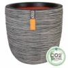 Capi Nature Rib Pflanztopf Ø55x53cm Kunststoff Anthrazit