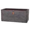 Capi Rib Pflanztopf 73x39x32cm Kunststoff Anthrazit -Gartenbedarf Angebote capi rib nl pflanztopf 73x39x32cm kunststoff anthrazit 1230573 1