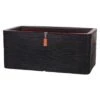 Capi Rib Pflanztopf 73x39x32cm Kunststoff Schwarz -Gartenbedarf Angebote capi rib nl pflanztopf 73x39x32cm kunststoff schwarz 1230463 1