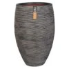 Capi Rib Pflanztopf Ø45x72cm Kunststoff Anthrazit -Gartenbedarf Angebote capi rib nl pflanztopf o45x72cm kunststoff anthrazit 1230529 1
