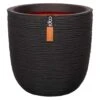 Capi Riffle Pflanztopf Ø43x41cm Kunststoff Schwarz -Gartenbedarf Angebote capi riffle nl pflanztopf o43x41cm kunststoff schwarz 1230452 1
