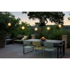 Fermob Hoop LED-Außenwandbeleuchtung 1200cm Kaktus -Gartenbedarf Angebote fermob hoop led lichterkette 120cm kaktus 1312424 12